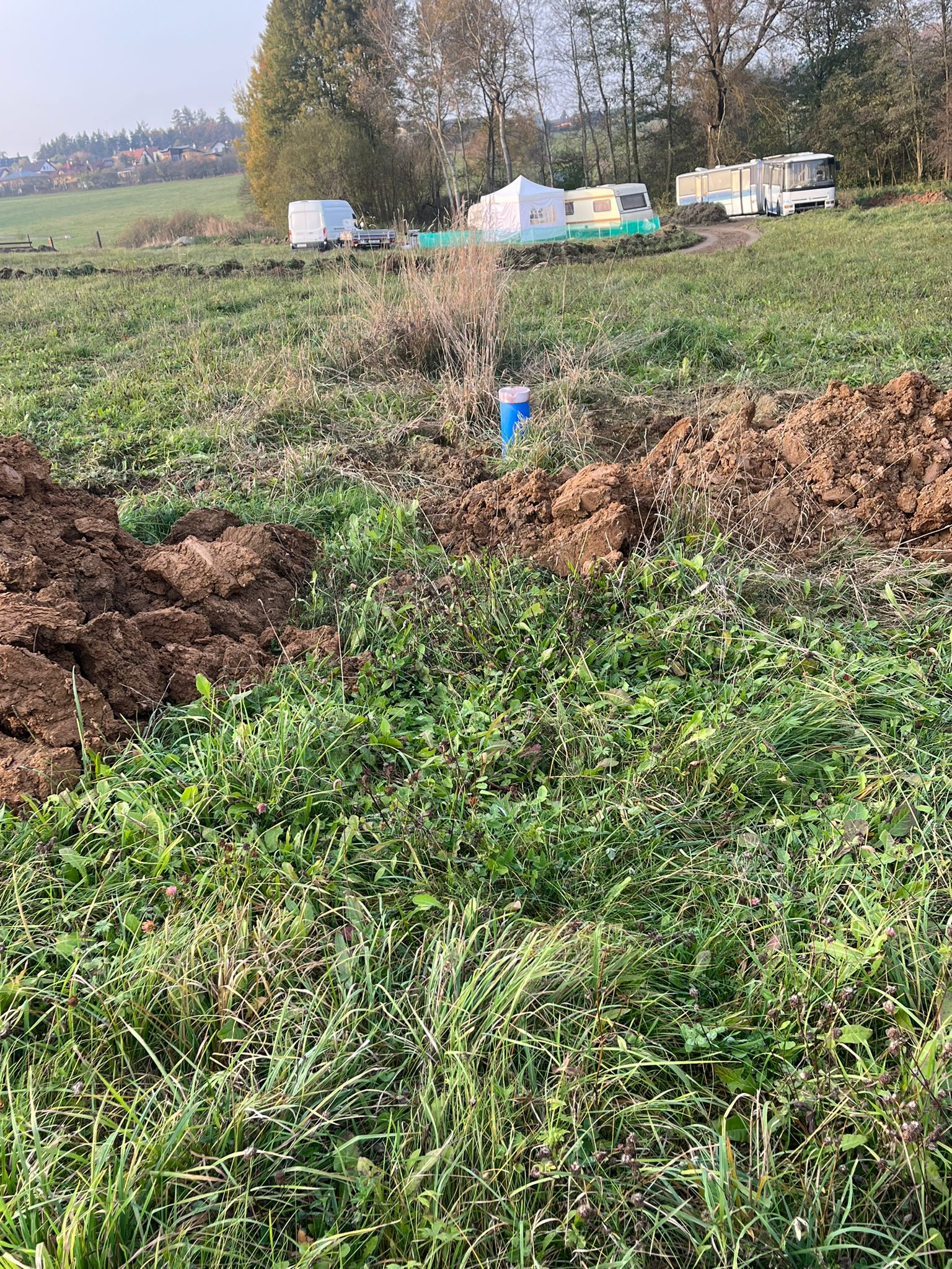 Příprava pro nelegální odběr podzemní vody